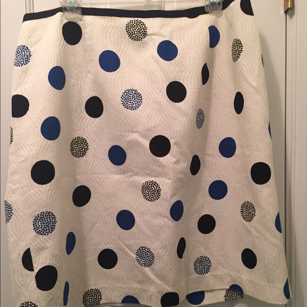 Talbots print skirt